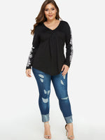 OEM ODM Womens Long Sleeve Plus Size Tops