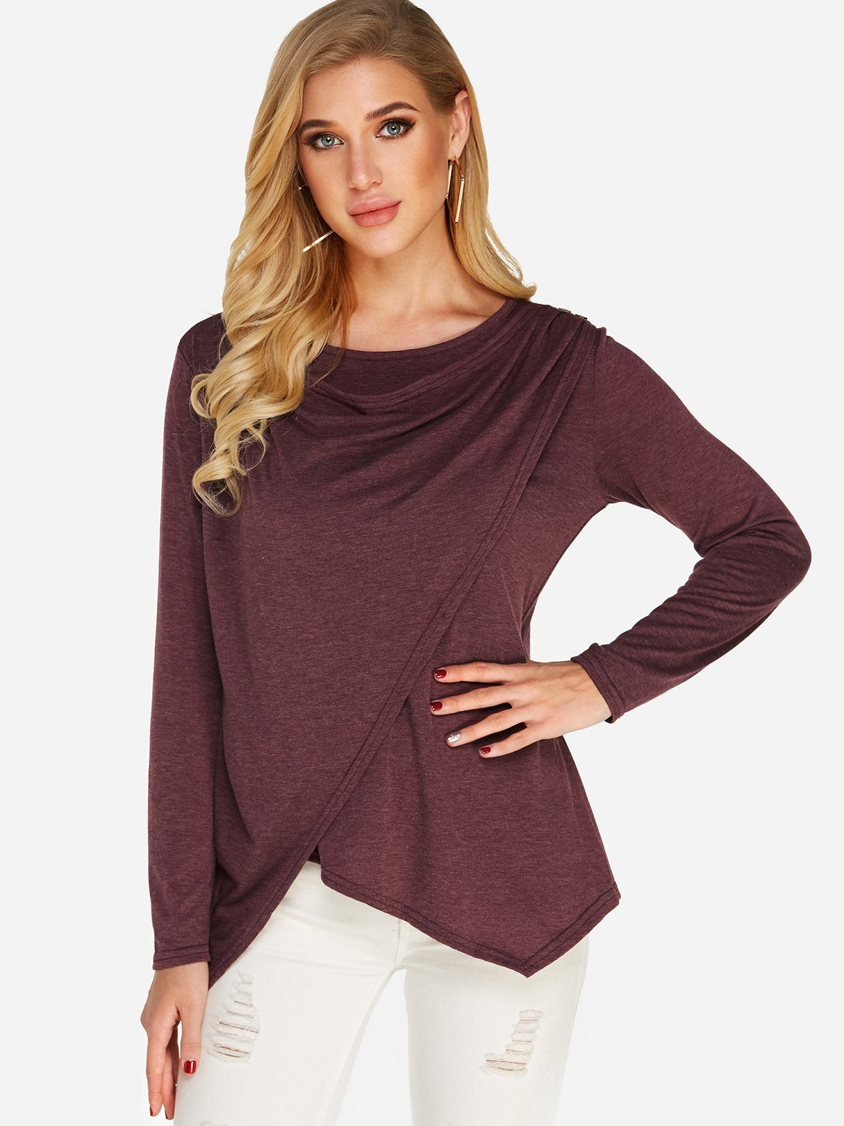 OEM Ladies Purple T-Shirts