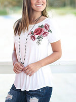 ODM Ladies Short Sleeve T-Shirts