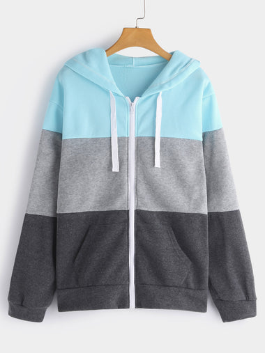 Wholesale Side Pockets Long Sleeve Plus Size Tops