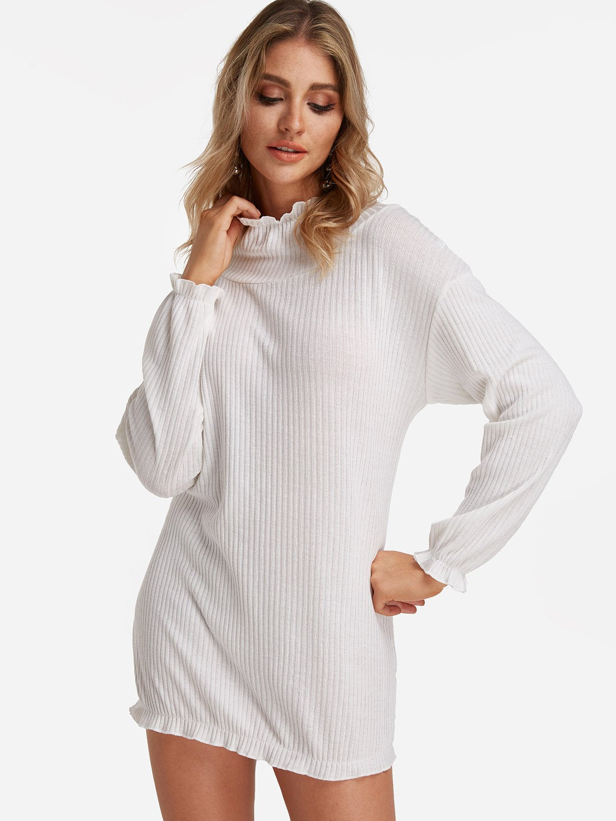 ODM Ladies Long Sleeve Mini Dress