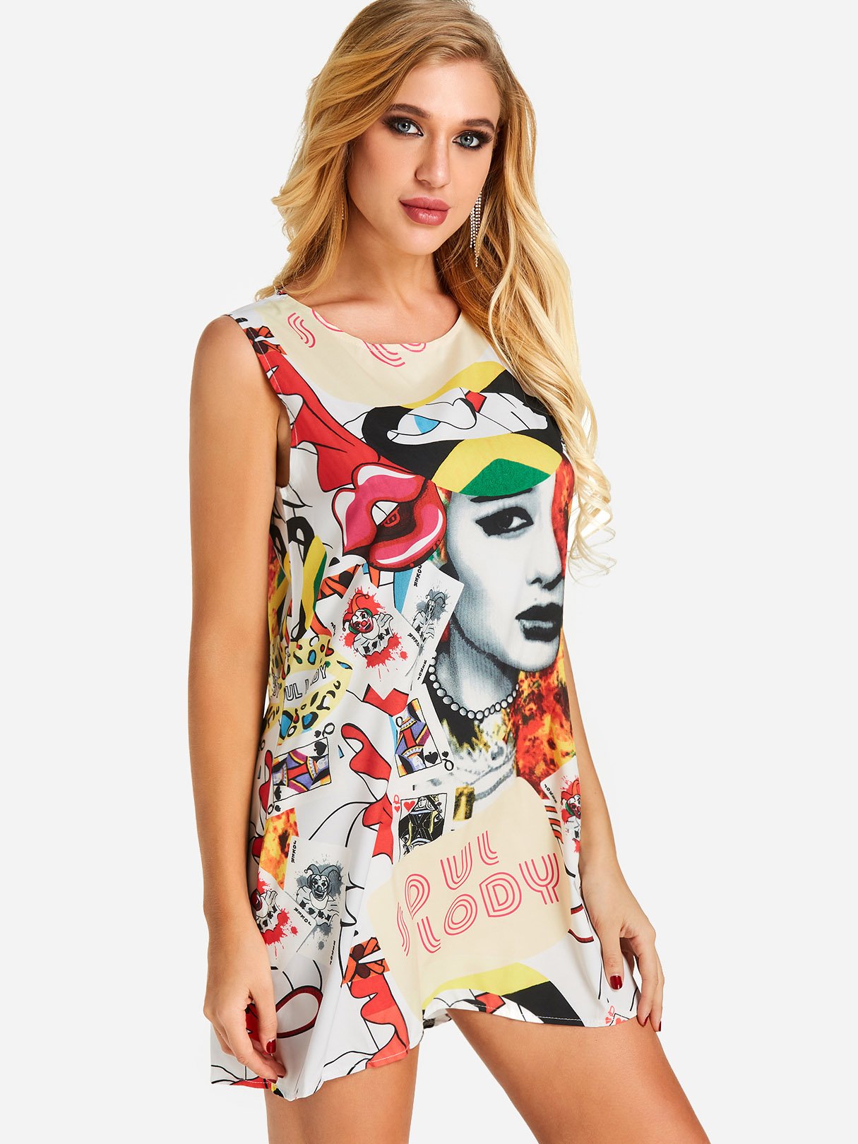 OEM Ladies Multi Floral Dresses