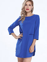 ODM Ladies 3/4 Sleeve Mini Dresses
