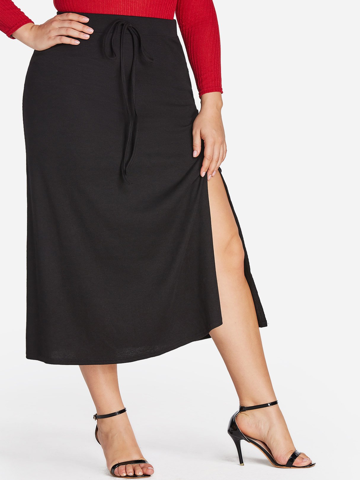 OEM Ladies Black Plus Size Bottoms