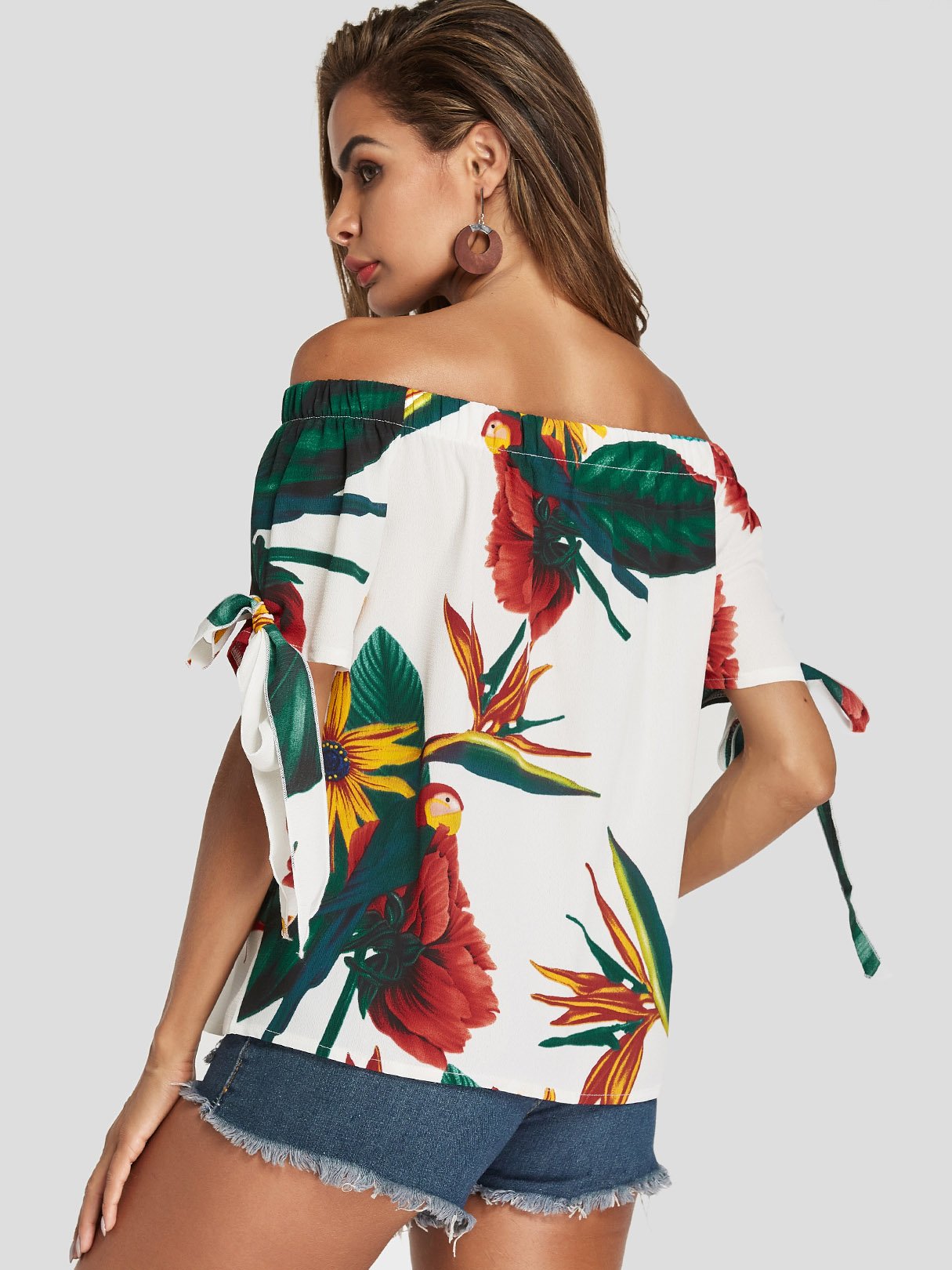 NEW FEELING Womens White Blouses