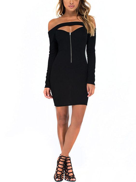 OEM Ladies Black Sexy Dresses