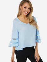 Womens 3/4 Sleeve Blouses