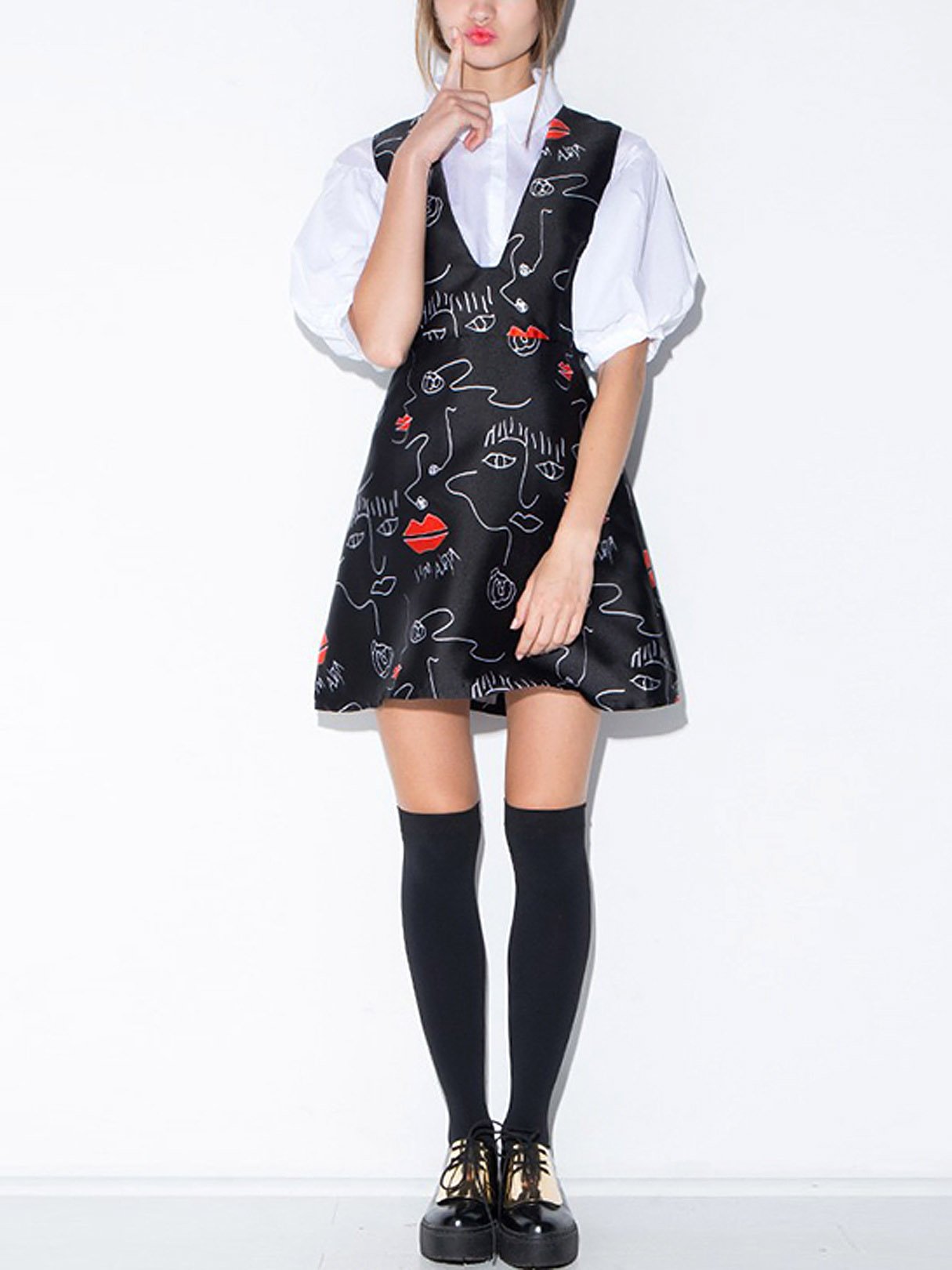 OEM Ladies Black Mini Dresses