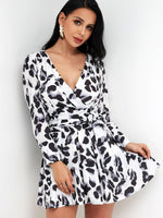 OEM Ladies Multi V-Neck Dresses