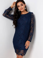 OEM Ladies Navy Mini Dresses