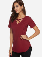 OEM Ladies Burgundy T-Shirts