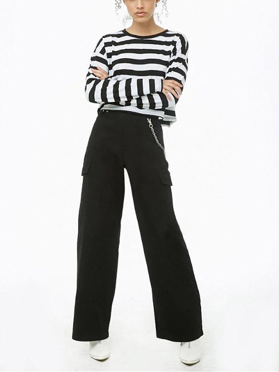 OEM Ladies Striped T-Shirts
