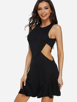 OEM Ladies Black Mini Dresses