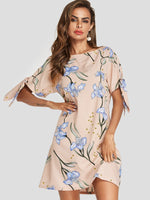 NEW FEELING Womens Floral Mini Dresses