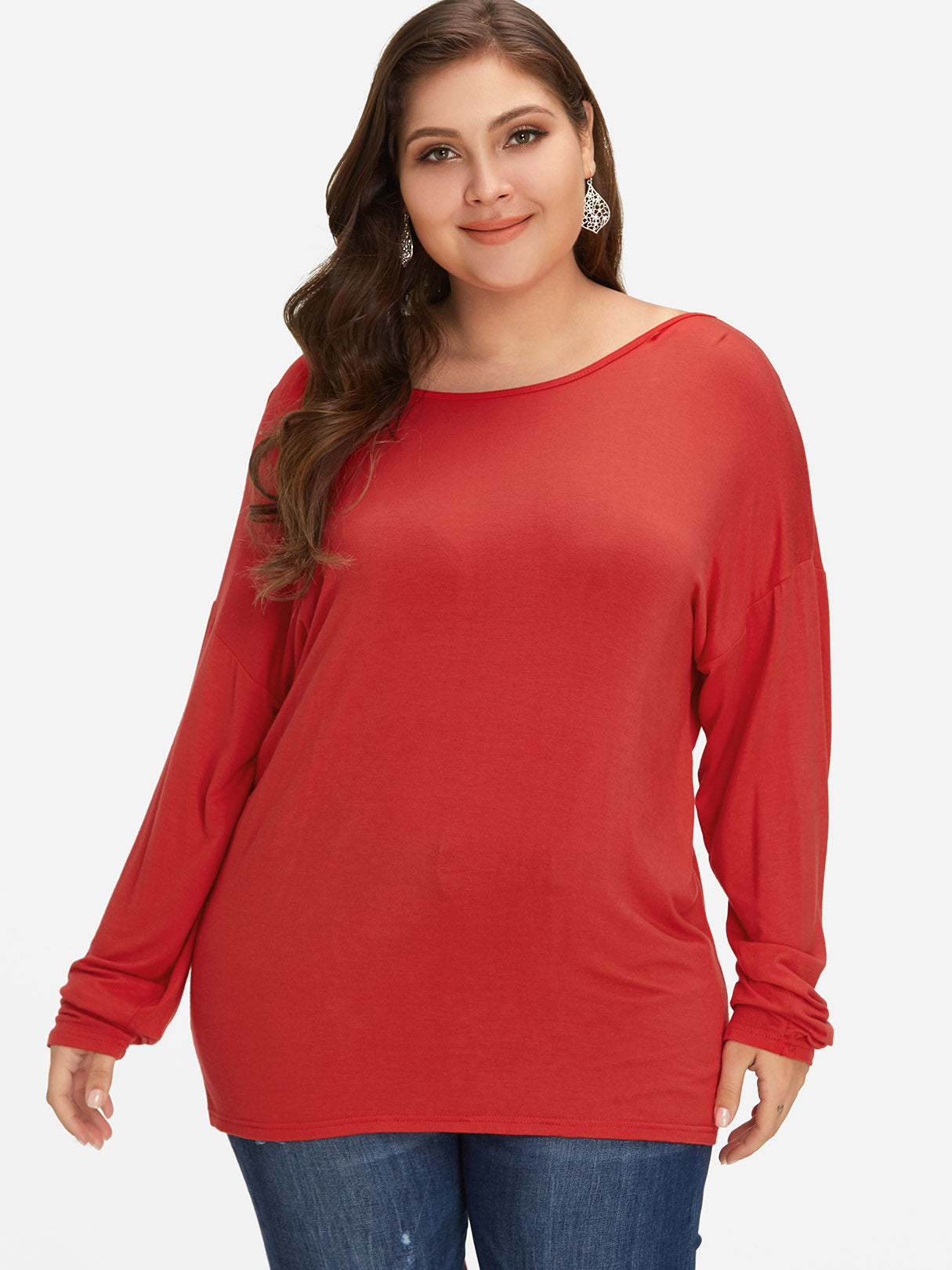 ODM Ladies Long Sleeve Plus Size Tops