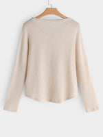 NEW FEELING Womens Apricot T-Shirts