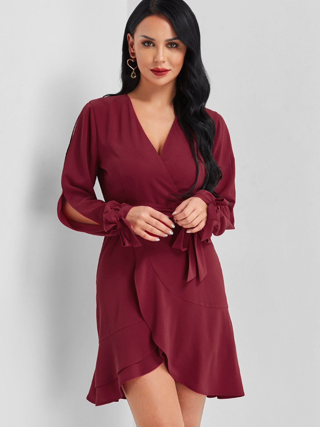 ODM Ladies Long Sleeve Mini Dress