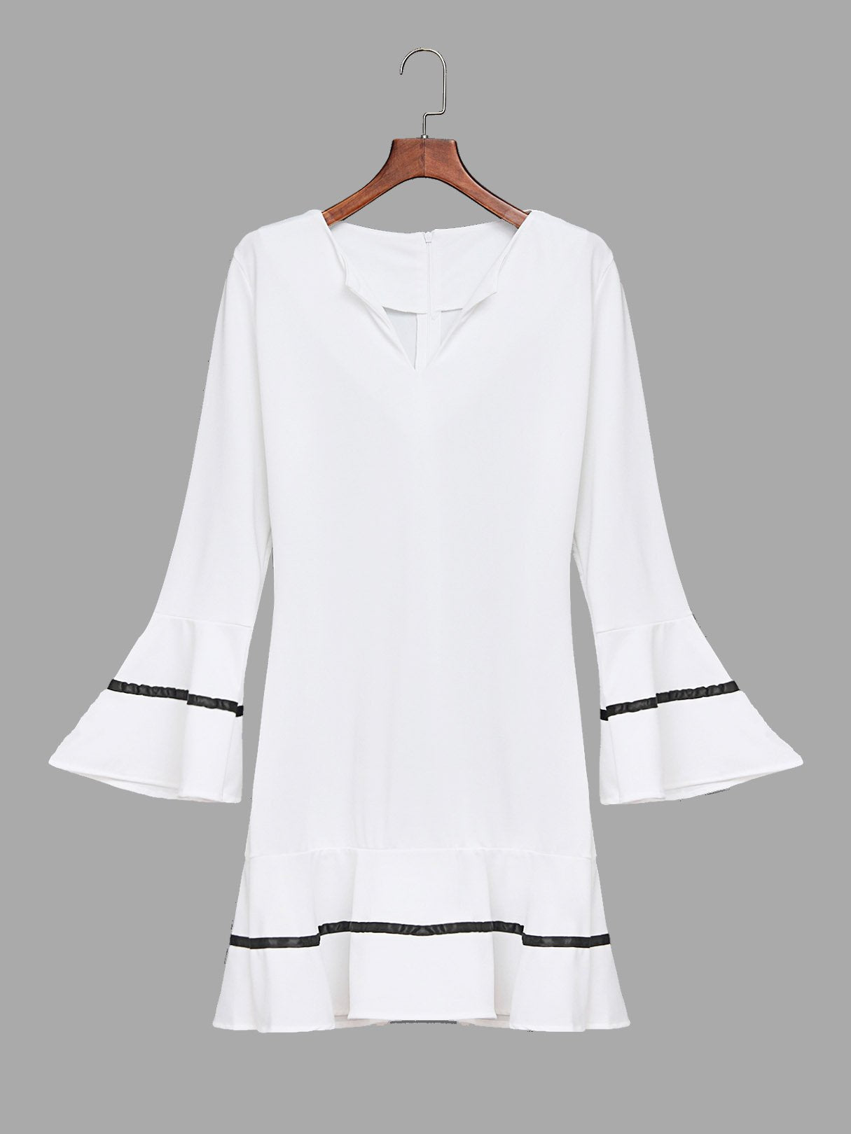 NEW FEELING Womens White Mini Dresses