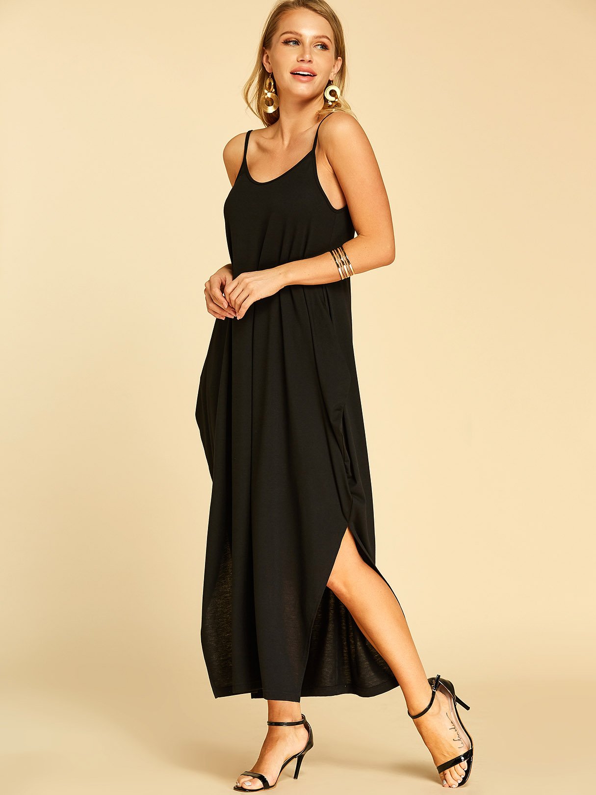 OEM Ladies Black Casual Dresses