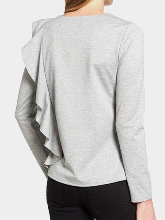 NEW FEELING Womens Grey T-Shirts