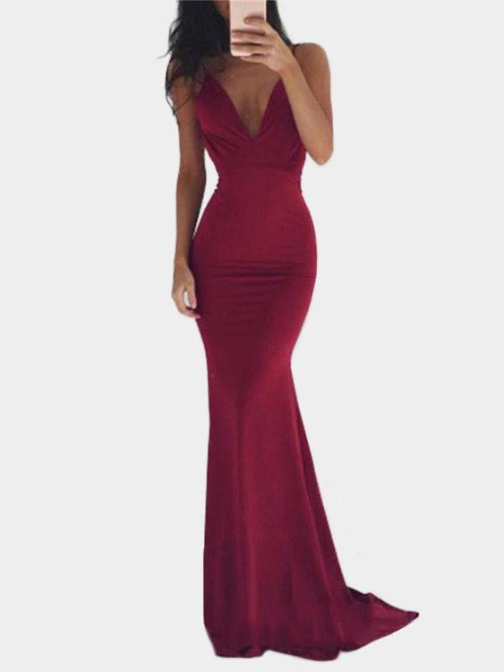 OEM Ladies Black Maxi Dresses