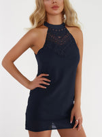 Dark Grey Wrap Dress