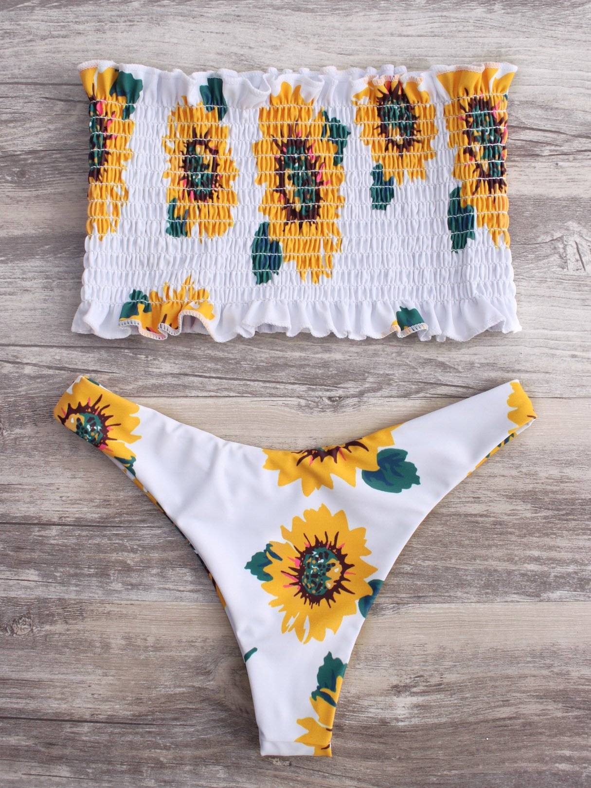 NEW FEELING Womens White Bikinis