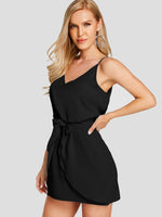 Custom Ladies V-Neck Mini Dresses