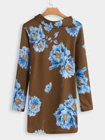 NEW FEELING Womens Brown Shirt Dresses