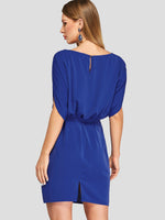 ODM Ladies Half Sleeve Casual Dress