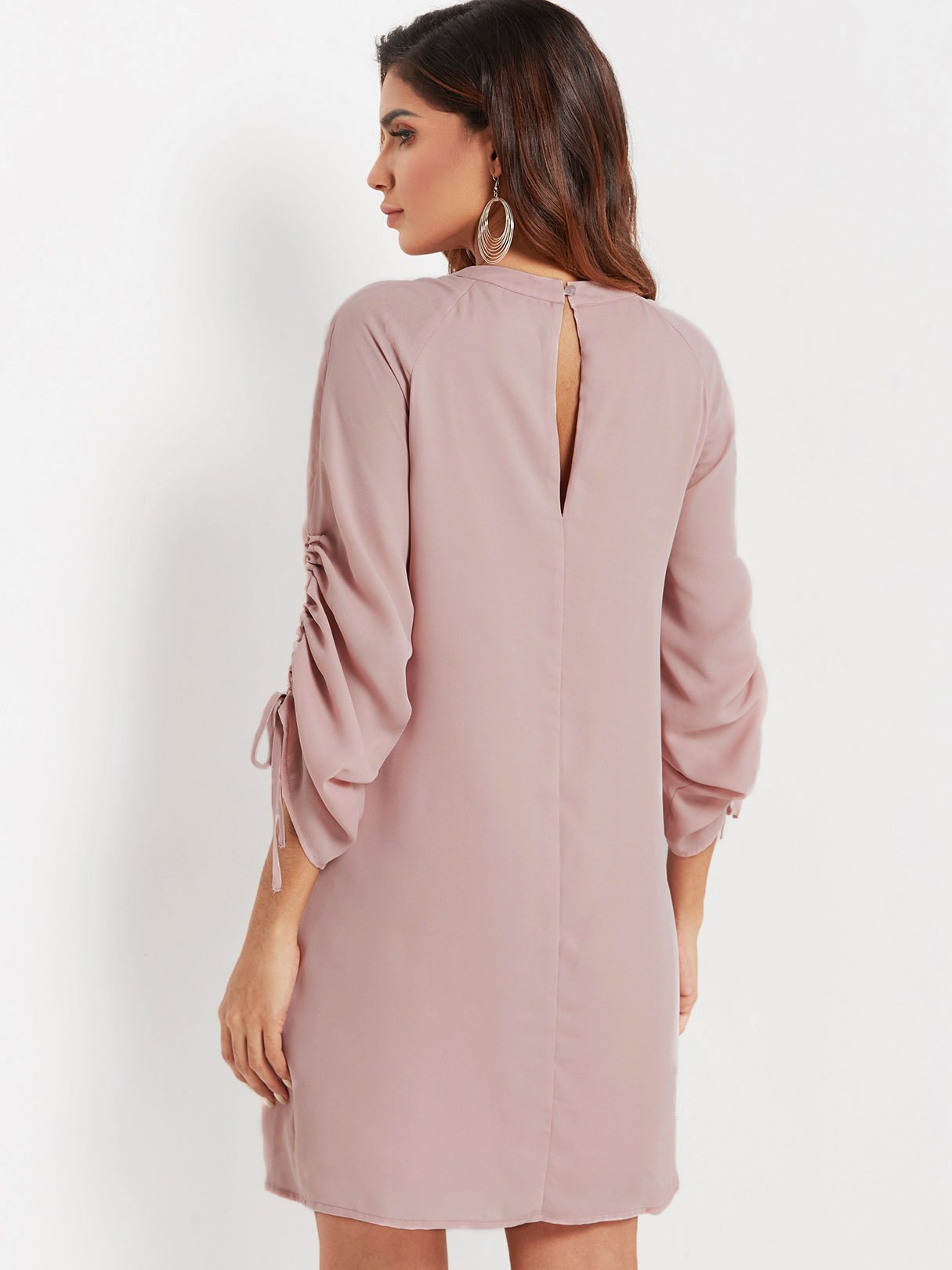 NEW FEELING Womens Pink Casual Dresses