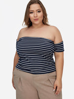 OEM Ladies Black Plus Size Tops