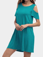 NEW FEELING Womens Green Mini Dresses