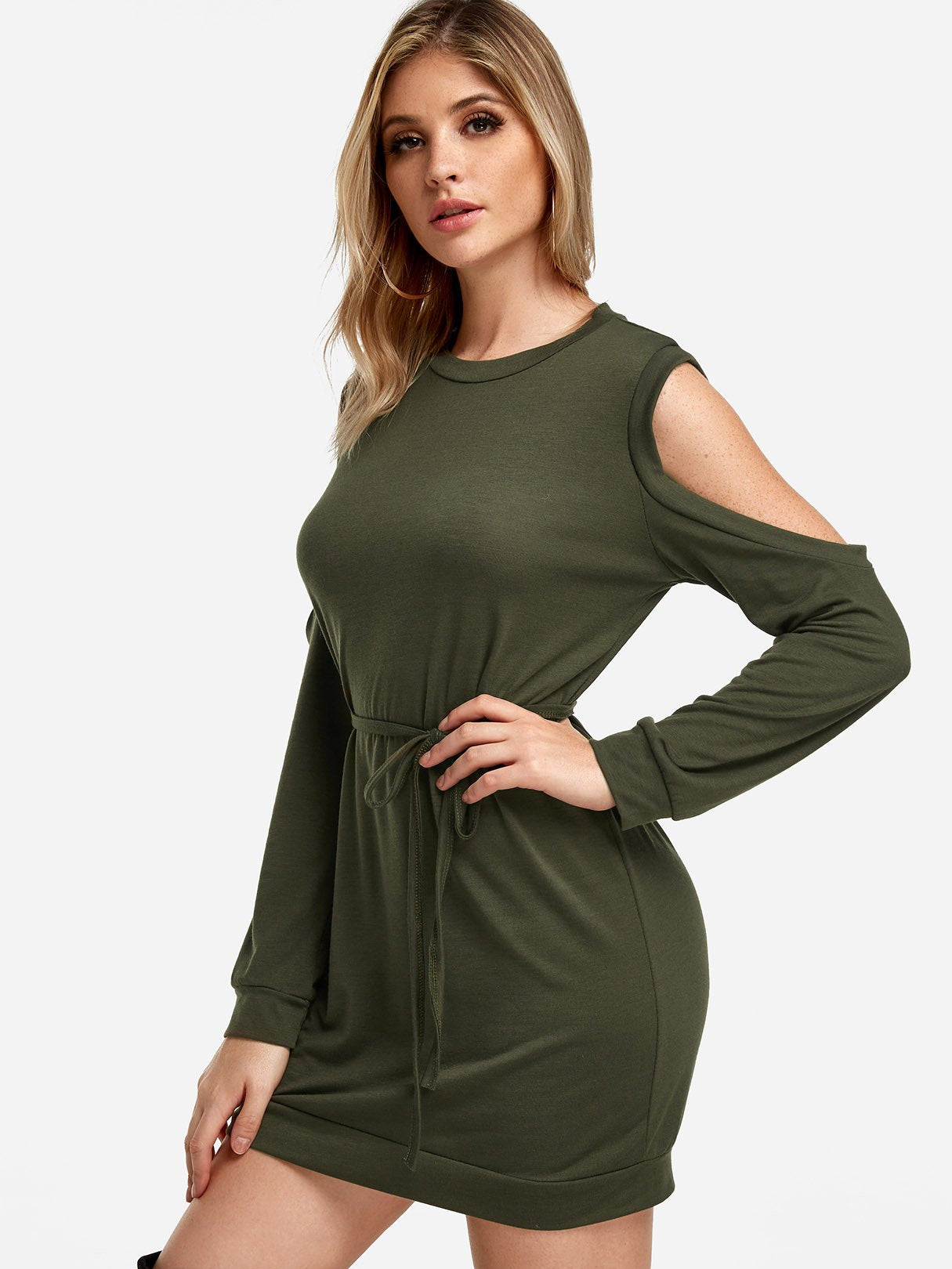 OEM Ladies Green Casual Dresses