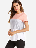 OEM Ladies Pink T-Shirts