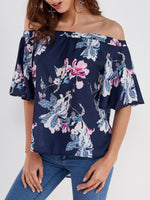 ODM Ladies Half Sleeve Blouses