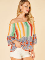 OEM Ladies Orange Blouses