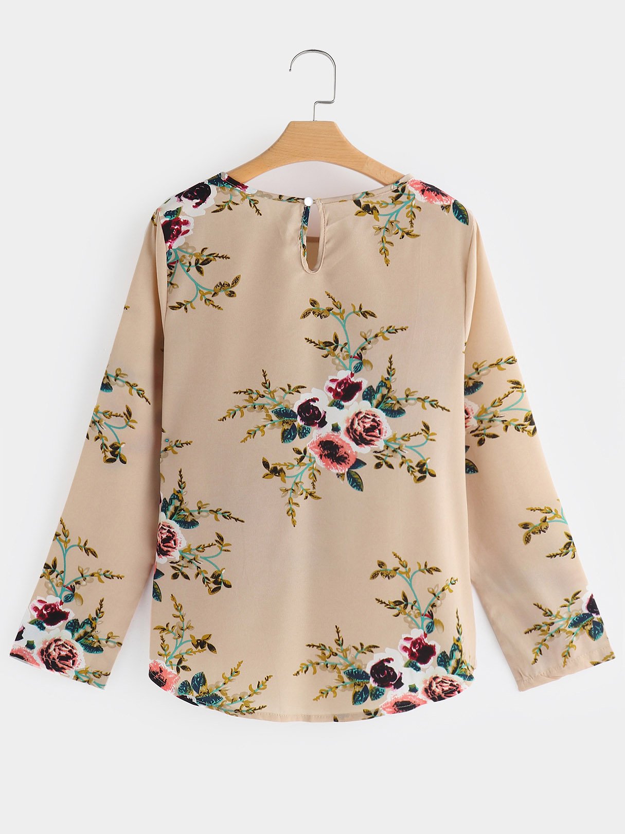 NEW FEELING Womens Khaki T-Shirts