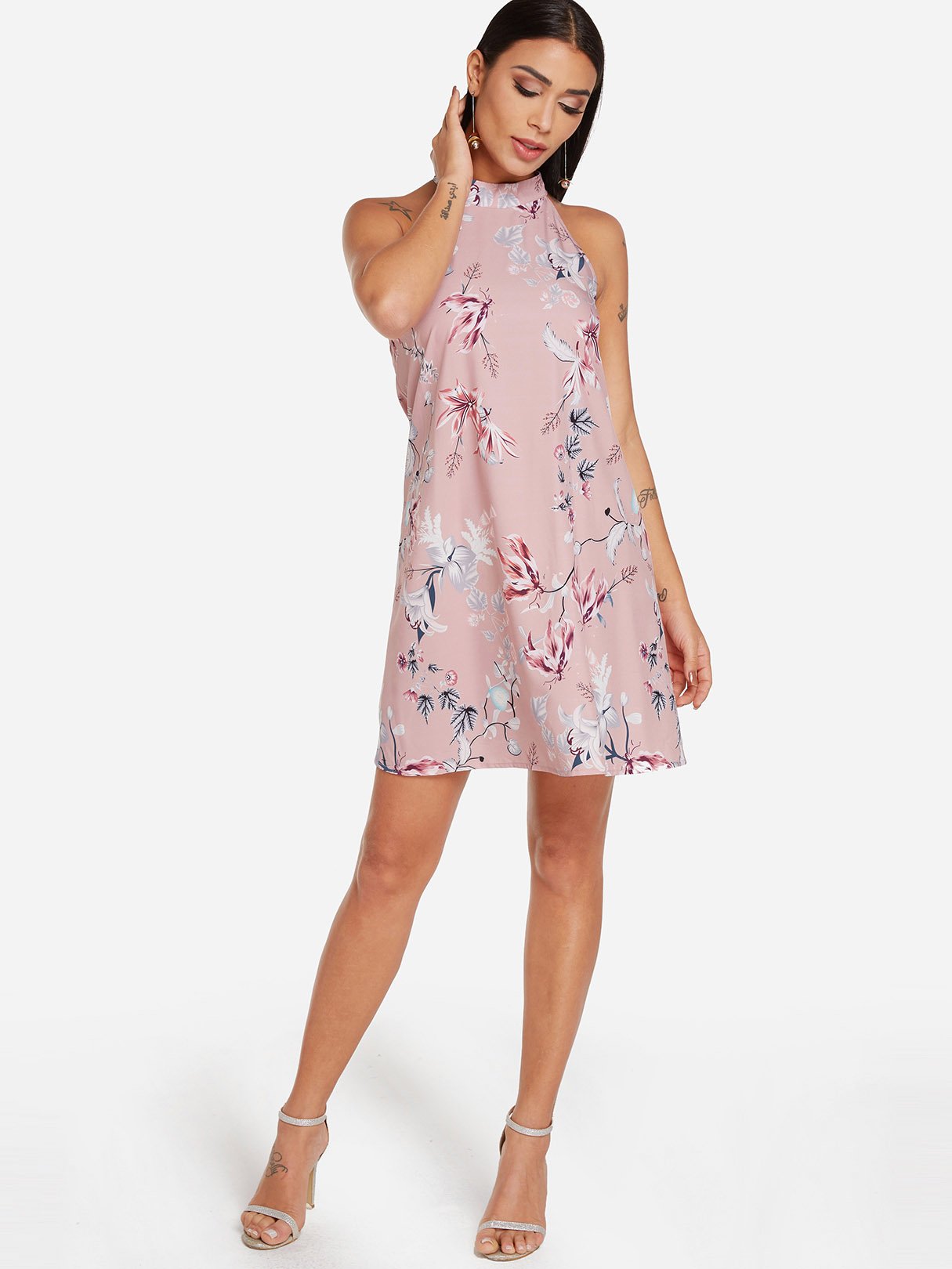 Custom Womens Sleeveless Mini Dress
