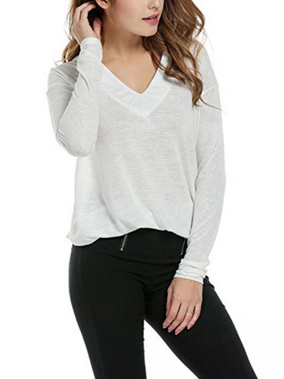 OEM Ladies White T-Shirts