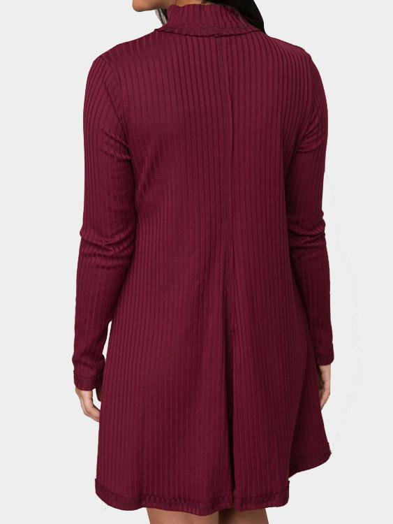 NEW FEELING Womens Burgundy Mini Dresses