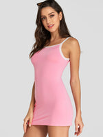 NEW FEELING Womens Pink Mini Dresses