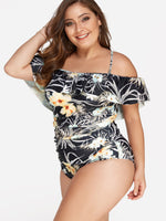 OEM Ladies Floral Plus Size Swimwear
