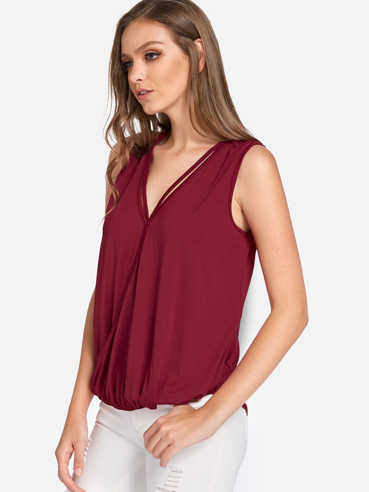 OEM Ladies Burgundy Camis