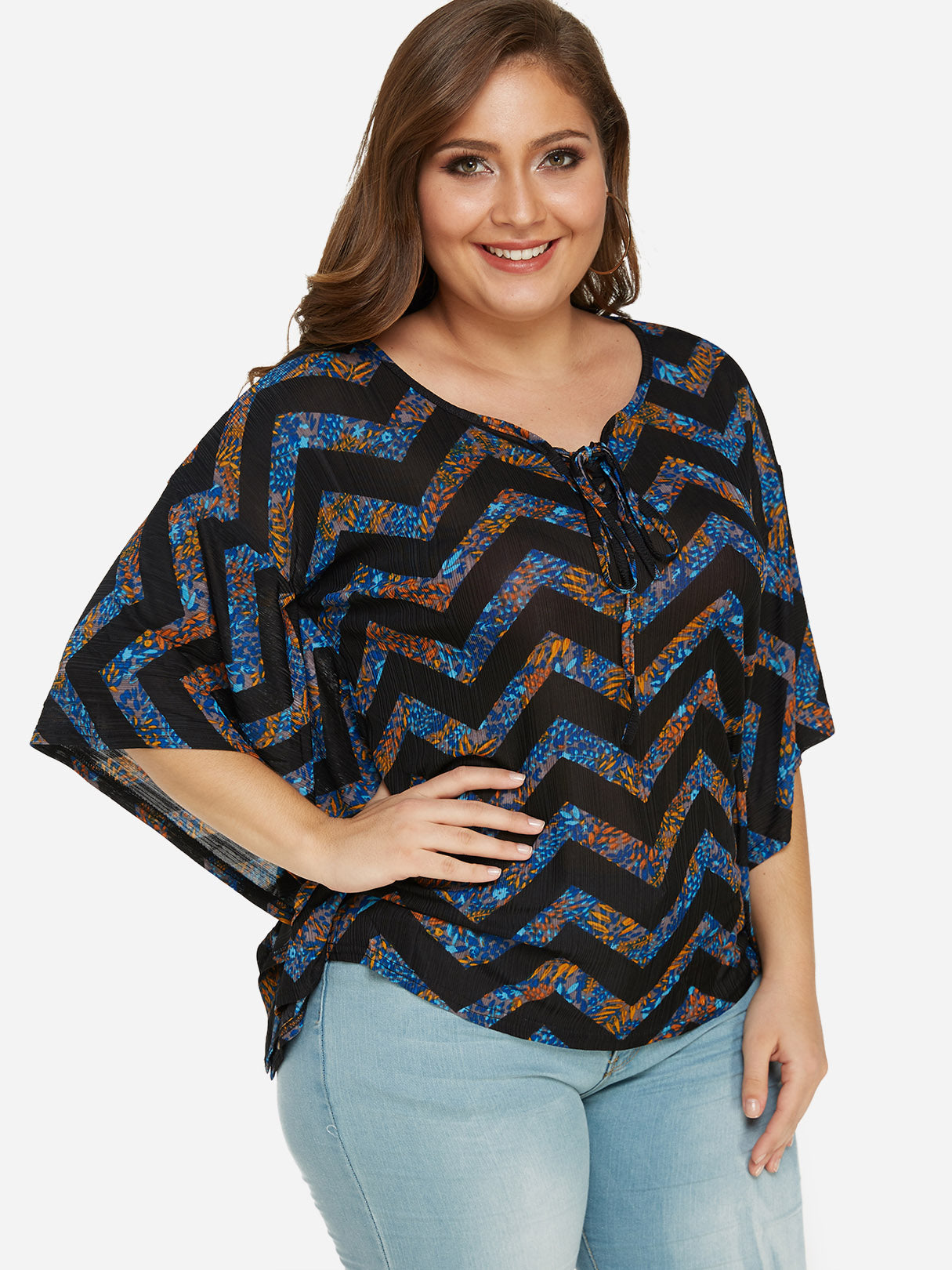 OEM Ladies Multi Plus Size Tops