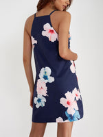NEW FEELING Womens Navy Floral Dresses