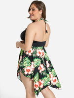 Custom Ladies V-Neck Plus Size Swimwear