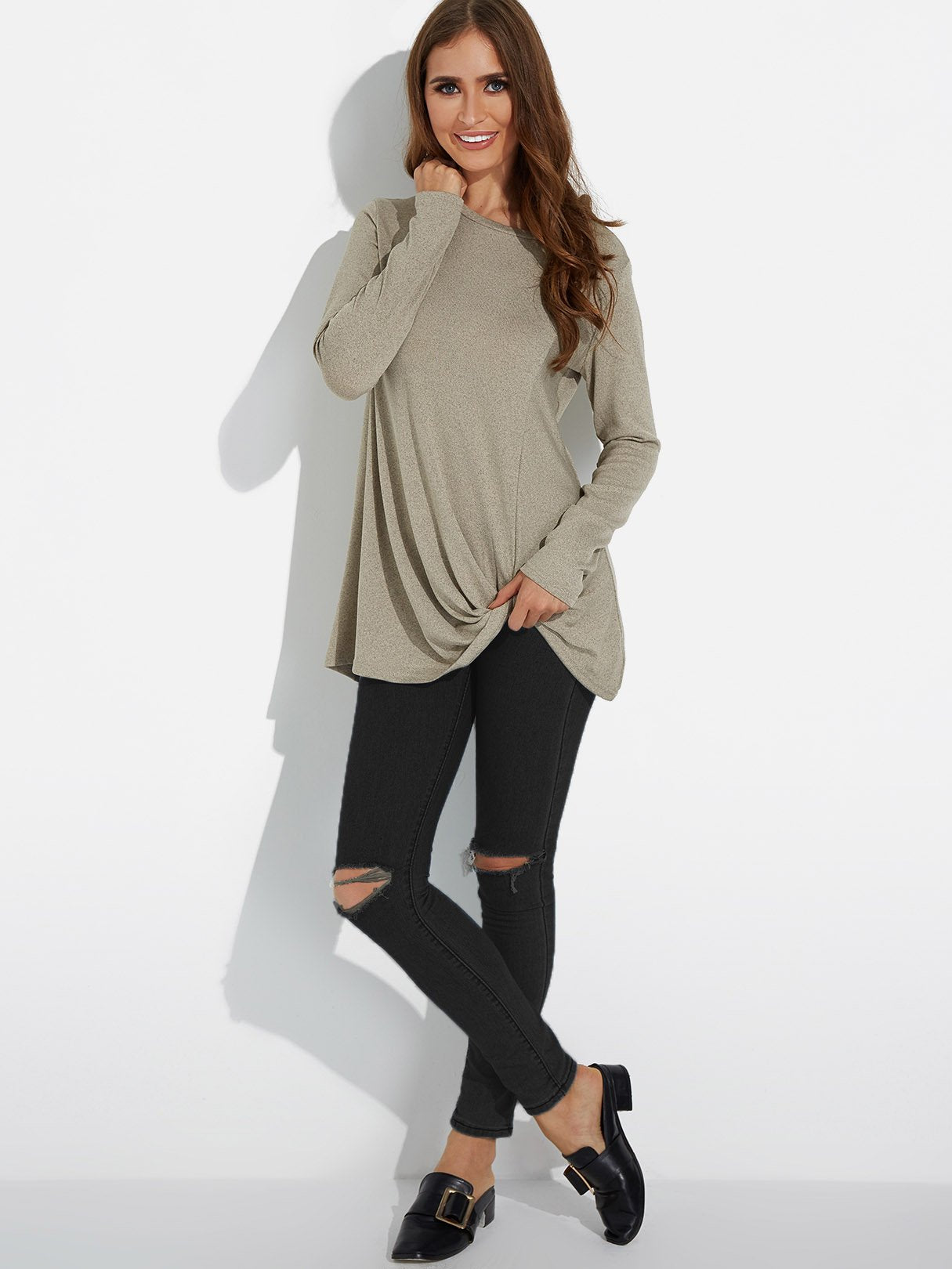ODM Ladies Long Sleeve T-Shirts
