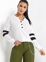 Custom White Cotton Top Ladies