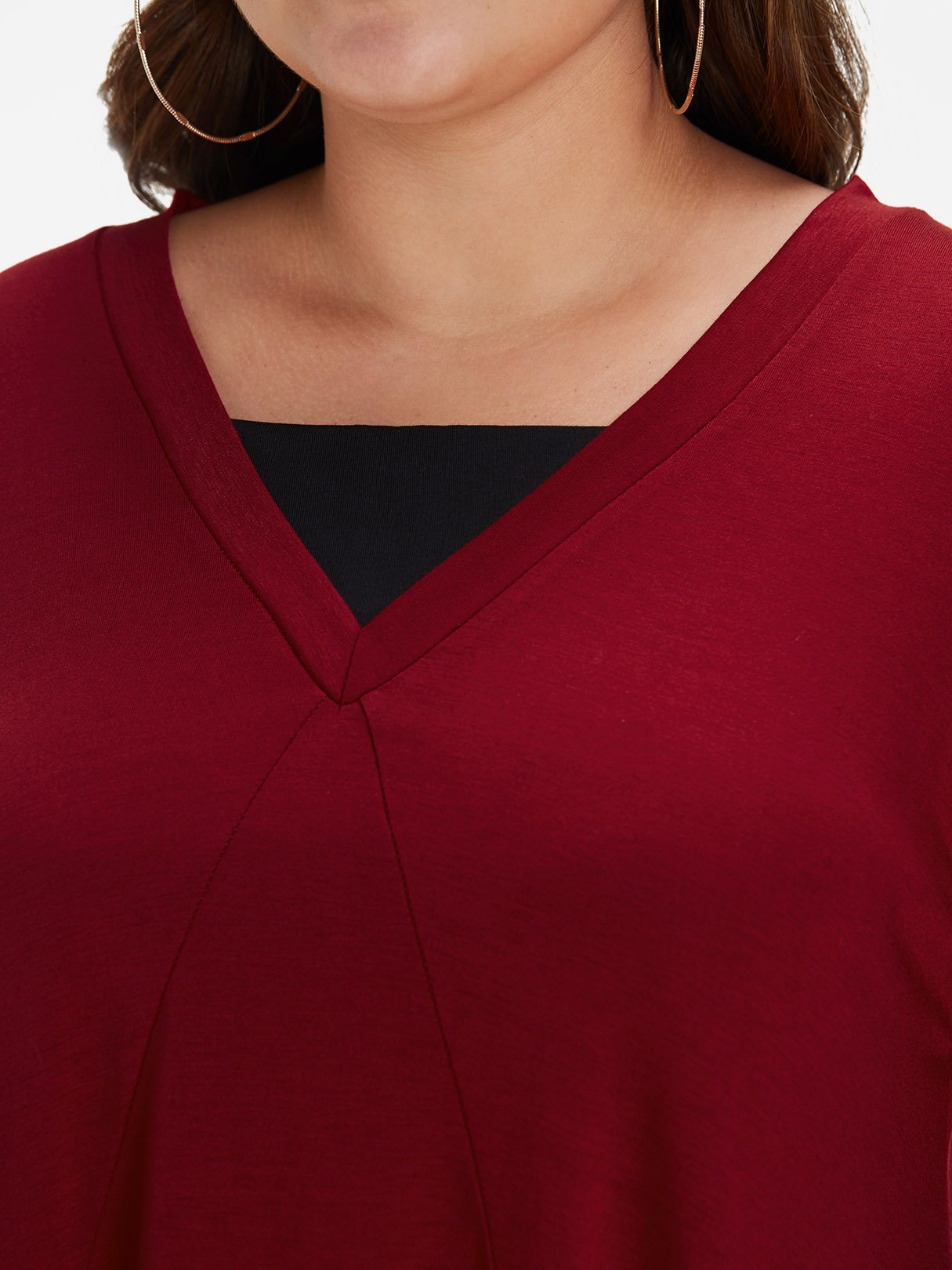 Custom Plus Size Womens Black Tops
